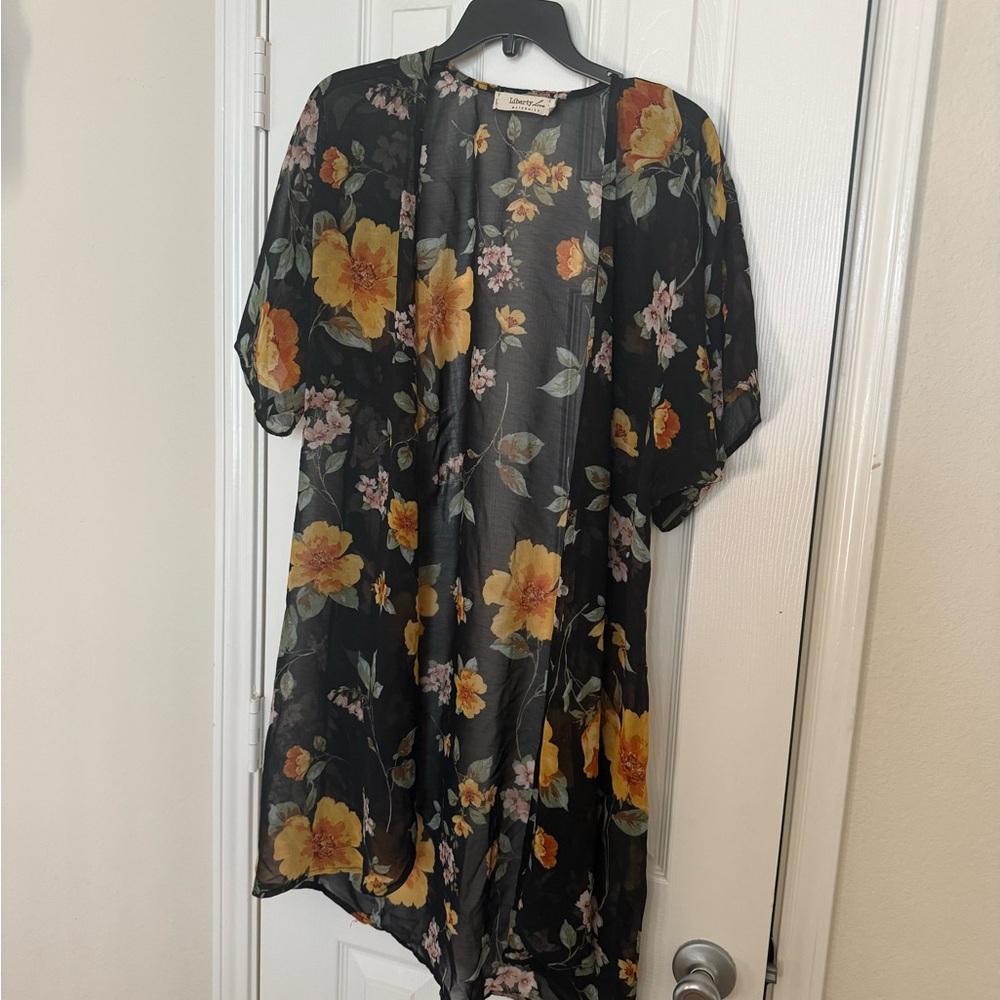 Floral Sheer Kimono